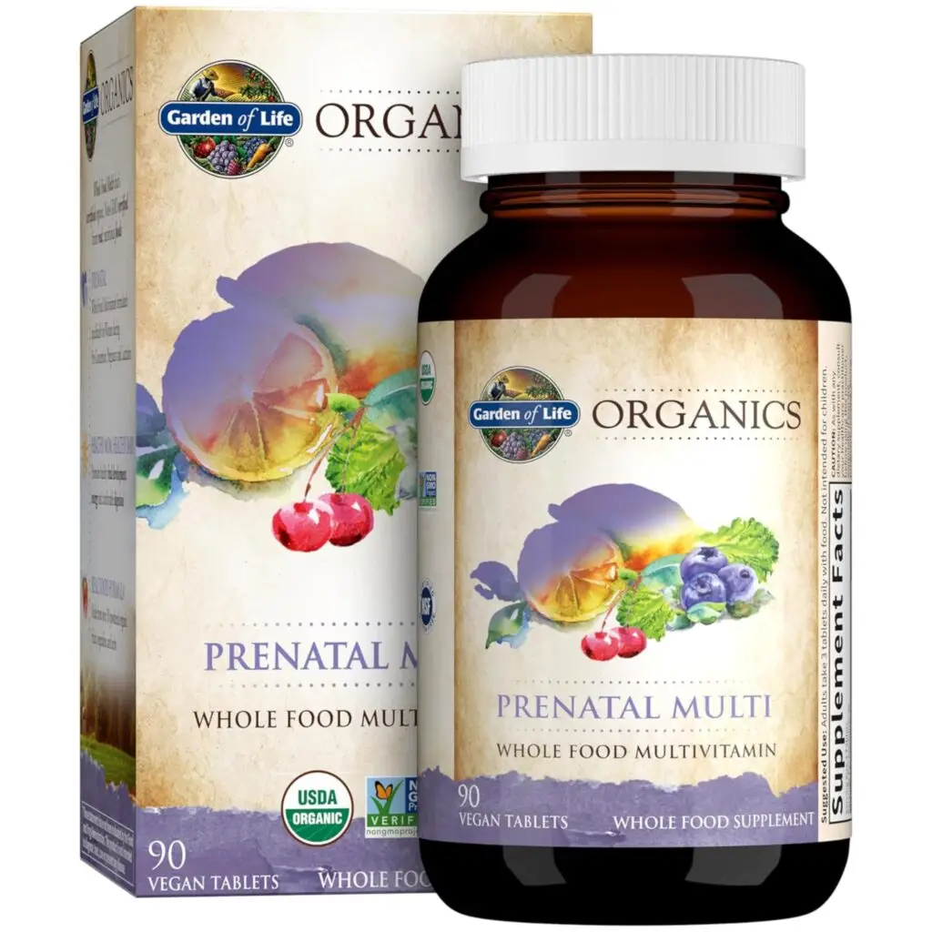 Garden of Life Organics Prenatal Multi Tablets