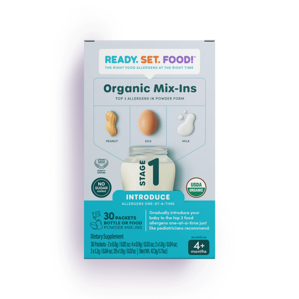 Ready Set Food! Mix-in allergen introduction kit for babies