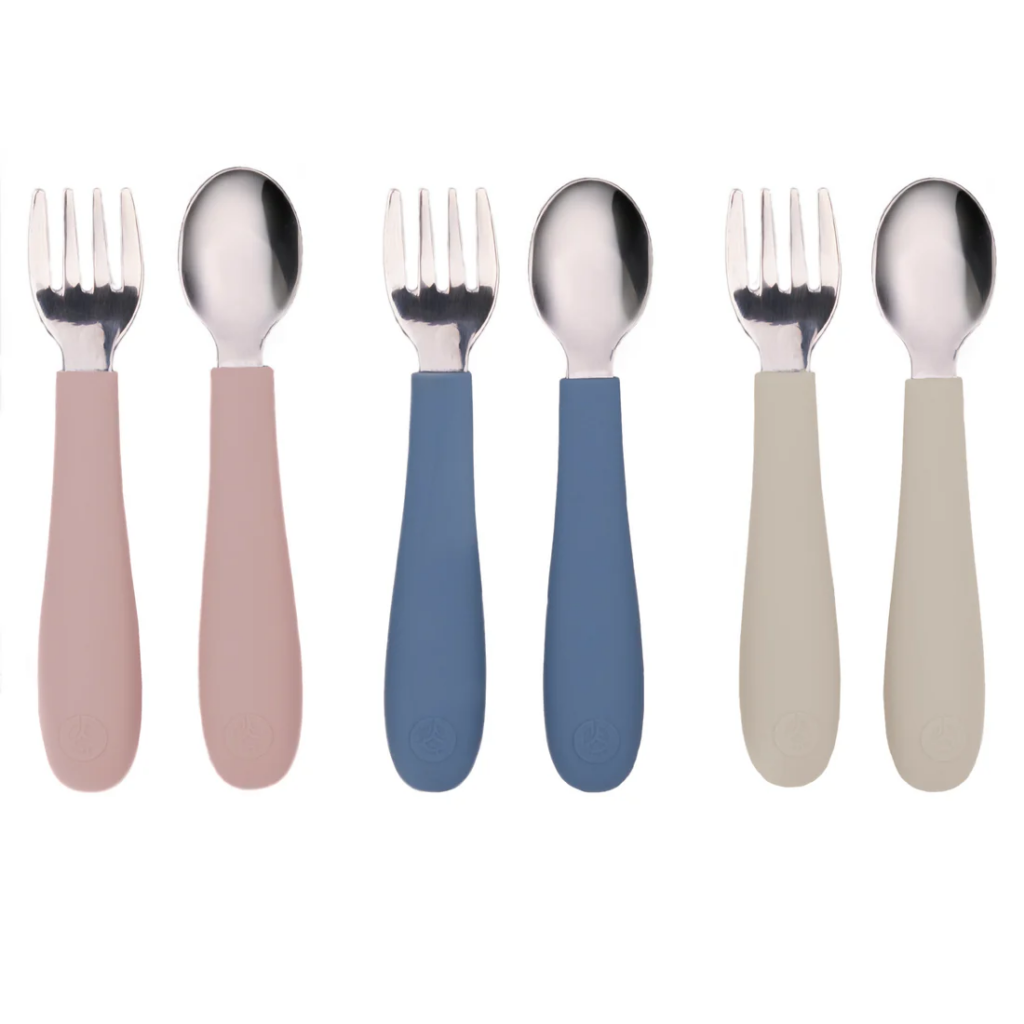 Wee Sprout stainless steel toddler utensils