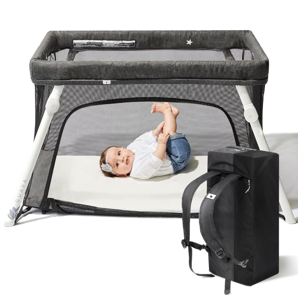 Best Portable travel crib Guava Lotus